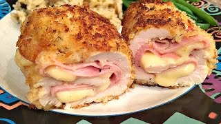 Chicken Cordon Bleu Recipe • A Great Classic 😍 👨‍🍳  Episode 120 [upl. by Nyloj]