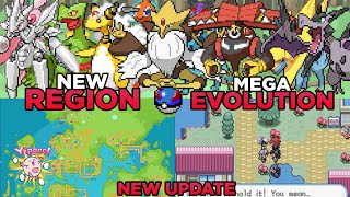 NEW COMPLETED Pokemon GBA Rom with 4 Regions Mega Evolution New Story Gen 18 and more [upl. by Loralie]