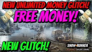 SnowRunner  New Unlimited Money Glitch Free Money [upl. by Meggy274]