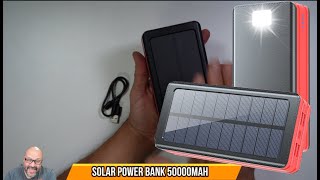 Solar Power Bank 50000mAh [upl. by Yatnuahc]