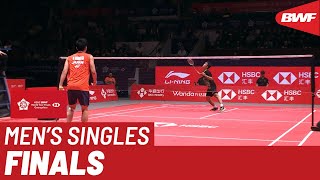 F  MS  Kento MOMOTA JPN vs Anthony Sinisuka GINTING INA  BWF 2019 [upl. by Tamiko843]