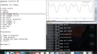 Gnuplot tutorial 01 [upl. by Poliard]