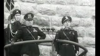 Benito Mussolini inaugura Carbonia il 18 Dicembre 1938 [upl. by Anissa654]