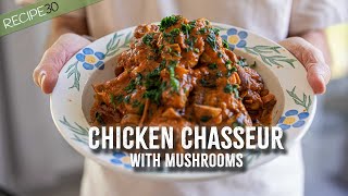 Creamy Chicken Chasseur with Mushrooms [upl. by Warring]