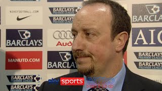 Rafa Benitez after Liverpools 41 win at Manchester United [upl. by Ahsilav]