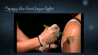 Long Lasting Temporary Airbrush Tattoo Ink Tutorial [upl. by Assile]