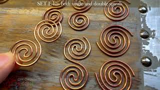 Copper and Brass Spirals for Orgonite DIY and Jewelry Making [upl. by Hammond813]