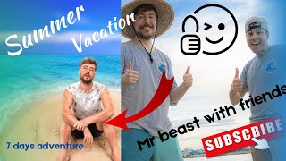 Mr beast 7 days challenge with friends  Adventure Entertainment Cartoon beast mood [upl. by Asilrahc]