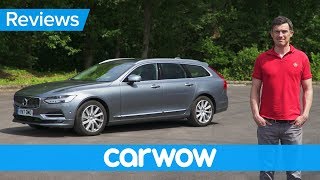 Volvo V90 Estate 2018 indepth review  carwow Reviews [upl. by Kuska996]