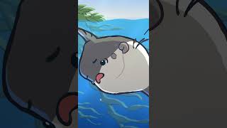 Ocean Sunfish 🌕🐡 animation original cartoon [upl. by Marka]