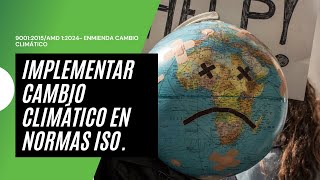 Ejemplos de aplicación de la enmienda de CAMBIO CLIMÁTICO 90012015 [upl. by Diet897]