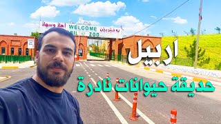 حديقة حيوانات نادرة اربيل  اكبر حديقة حيوانات في الشرق الأوسط [upl. by Inaliel]