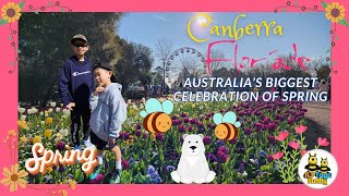 Canberra Floriade Spring Festival  Commonwealth Park [upl. by Ibbison]