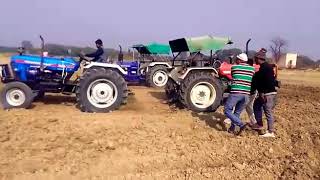 Swaraj 855 vs powertrack tractor tochan in haryana [upl. by Eiaj731]