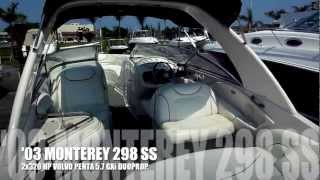 2003 Monterey 298 Super Sport Boats International [upl. by Zildjian]