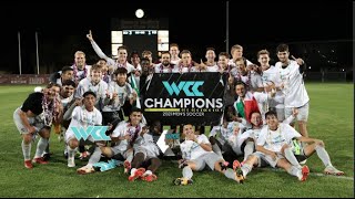 202122 Mens Soccer Clinches WCC Championship with 31 Win over Portland  11621 [upl. by Soren]