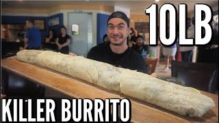 INSANE BURRITO CHALLENGE  Viral Food Challenge  Texass Biggest Burrito  Man Vs Food [upl. by Wileen]