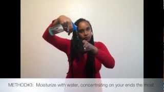 3 METHODS TO RETAIN MOISTURE IN LOCS [upl. by Etteyniv]