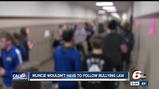 Bullying seclusion restraint laws wouldnt apply to Muncie schools after Ball State takeover [upl. by Emmer]