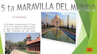 LAS 7 MARAVILLAS DEL MUNDO MODERNO ppt [upl. by Eedya769]