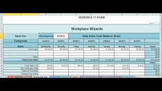 Daily Sales and Food Inventory [upl. by Chastity]