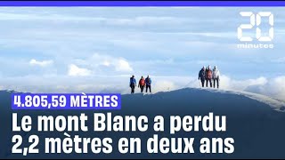 Mont Blanc  éboulement monstrueux sur le couloir du Goûter le 15 juillet 2022 [upl. by Enelrahc]