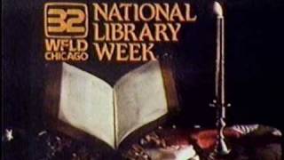 WFLD Channel 32  National Library Week PSA 1980 [upl. by Gilpin]