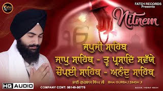 Nitnem Sahib Full Paath 2021  Bhai Gurbaj Singh Ji  Panj Baniyan Paaths 2021  Fateh Records [upl. by Moshe453]