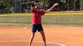 Fastpitch Softball Pitching Slingshot TTL Drill [upl. by Eirallih554]