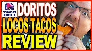 Taco Bell Doritos Locos Taco Big Bell Box Meal Review [upl. by Leanatan]