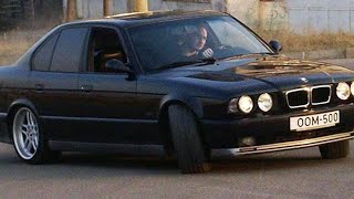 Pure Sound BMW E34 525i  Blubbern m20b25 Sound Msd Ersatzrohr [upl. by Drida]