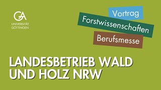 Informationsmesse „Berufsbilder Forstwirtschaft“ Landesbetrieb Wald und Holz NRW [upl. by Agosto358]