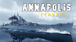 World of WarShips Annapolis  4 Kills 360K Damage [upl. by Eybba340]