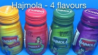 Hajmola Digestive Tablets  4 flavours [upl. by Ardnahcal]