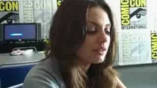 ComicCon 2008 Mila Kunis [upl. by Ahmad]