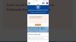 GHID  Programare pașaport electronic cu domiciliul în România Smartphone [upl. by Yenahpets395]