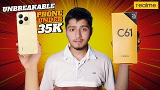 Realme C61 Unbreakable and BudgetFriendly at Rs33000 [upl. by Aket]