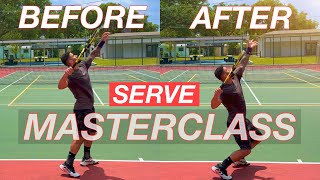 Tennis Serve Masterclass  35 NTRP Lesson [upl. by Brieta]