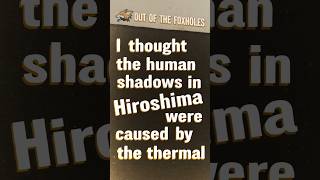 The human shadows in Hiroshima were caused by thermal radiation  OOTF shorts [upl. by Bigner622]