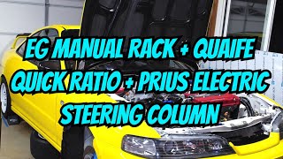 EG TO DC QUAIFE STEERING RACK  OMGBUILDS [upl. by Rutan997]