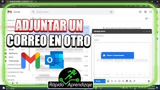 Como adjuntar un correo en otro correo  Gmail  Hotmail [upl. by Christis]