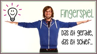 Das ist gerade das ist schief  Fingerspiele mit herrH [upl. by Sale]