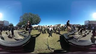 Choppa Style by the Bonnabel High School band in 360 [upl. by Ikim979]