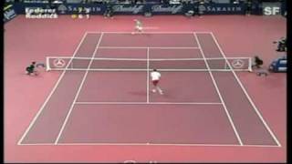 Federer  Roddick BAS2002 Super Super Super [upl. by Esilegna456]