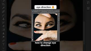 how to change subject eye direction in photoshop shorts [upl. by Yroger]