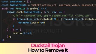 TrojanSpyDuckTail Malware – Removal Guide Solved [upl. by Otrebor]