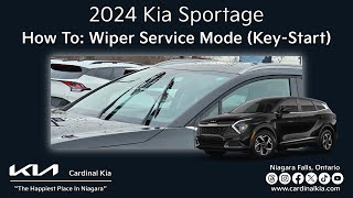 2024 Kia Sportage  How To Use Your Wiper Service Mode KeyStart [upl. by Adnicaj]