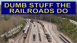 RAILROAD YARD EXPLAINED by ENGINEER Look at this nonsense lol [upl. by Bethezel166]