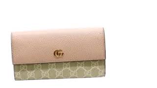 Gucci GG Marmont Continental Canvas Wallet Pink link below 👇 in commentgucci gucciwallet [upl. by Humph]