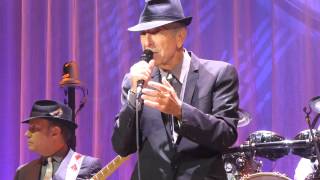 Leonard Cohen  Save The Last Dance Ben E King The Drifters cover  live O2 World Hamburg 2013 [upl. by Akenit]